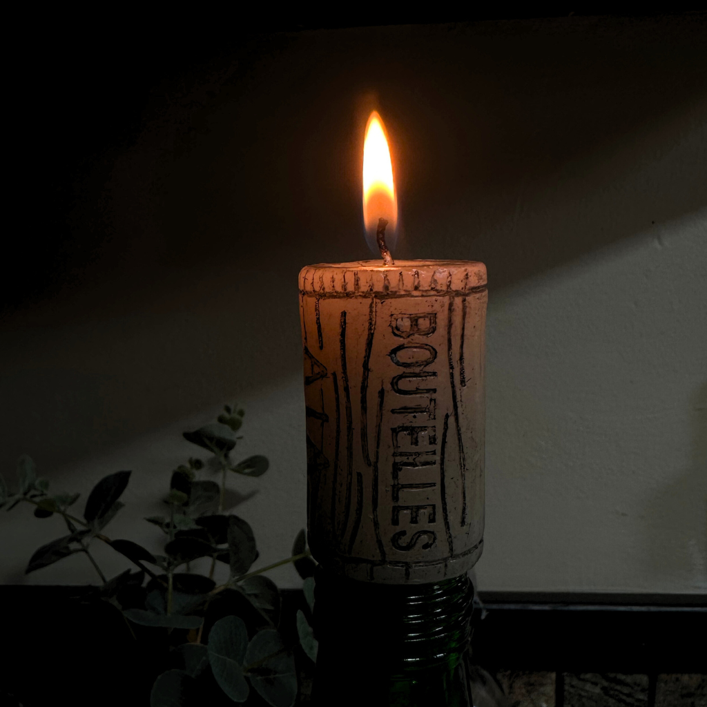 Cork Candle Candlestock