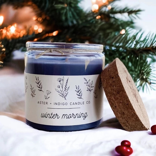 Aster & Indigo Holiday Scented Jar Candles Candlestock