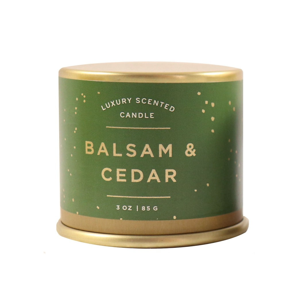Illume- Balsam & Cedar Demi Tin Candle