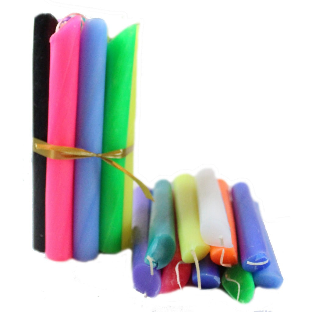Drip Candle 10 Pack MultiColor Drip Candles Candlestock