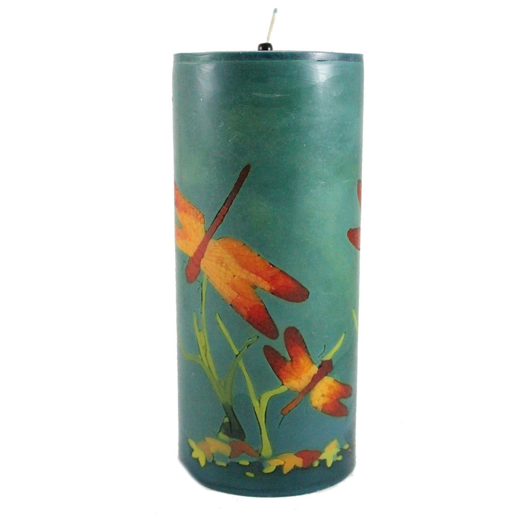 Large Inlay Pillar Candle - Candlestock.com