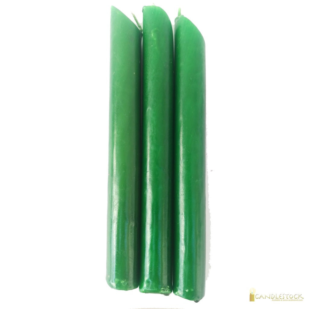 True Green Hand-Dipped Drip Candle 10 Pack - Candlestock.com