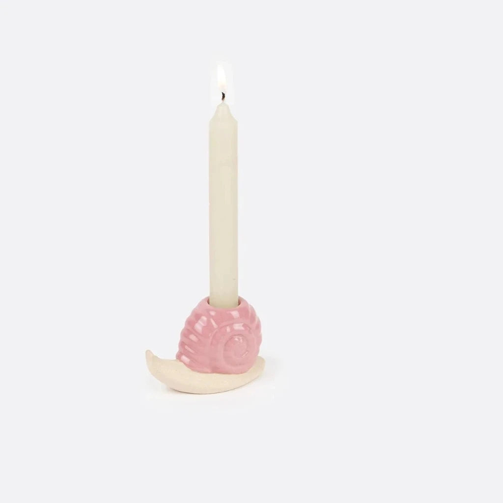 Snail Taper Candle Holder - Candlestock.com