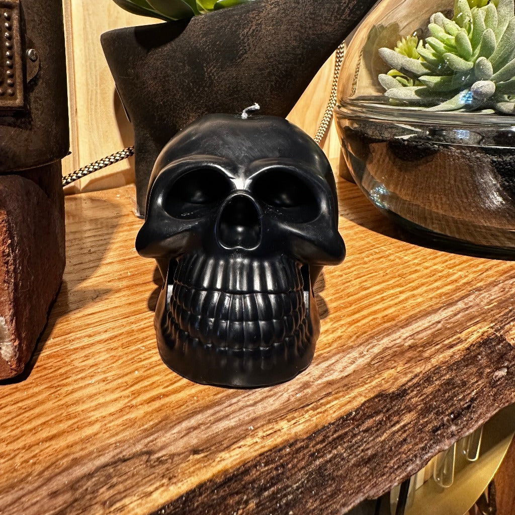 Soy Wax Blended Skull Candle - Candlestock.com