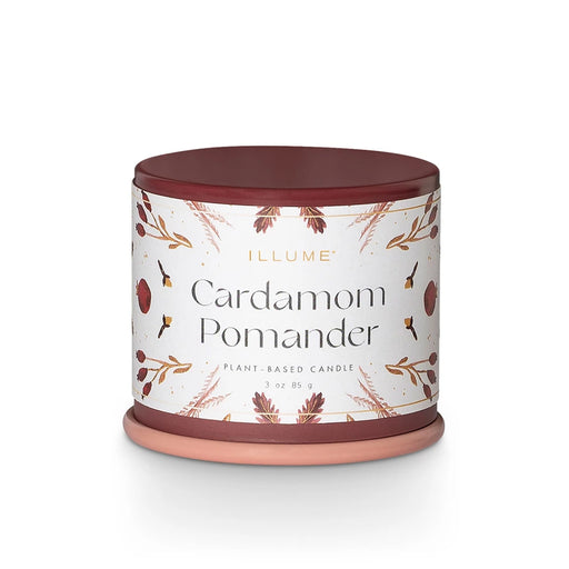 Illume Soy Wax Cardamom Pomander Scented Tin Candle - 3 oz