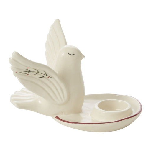 Ceramic Dove Tea Light Candle Holder