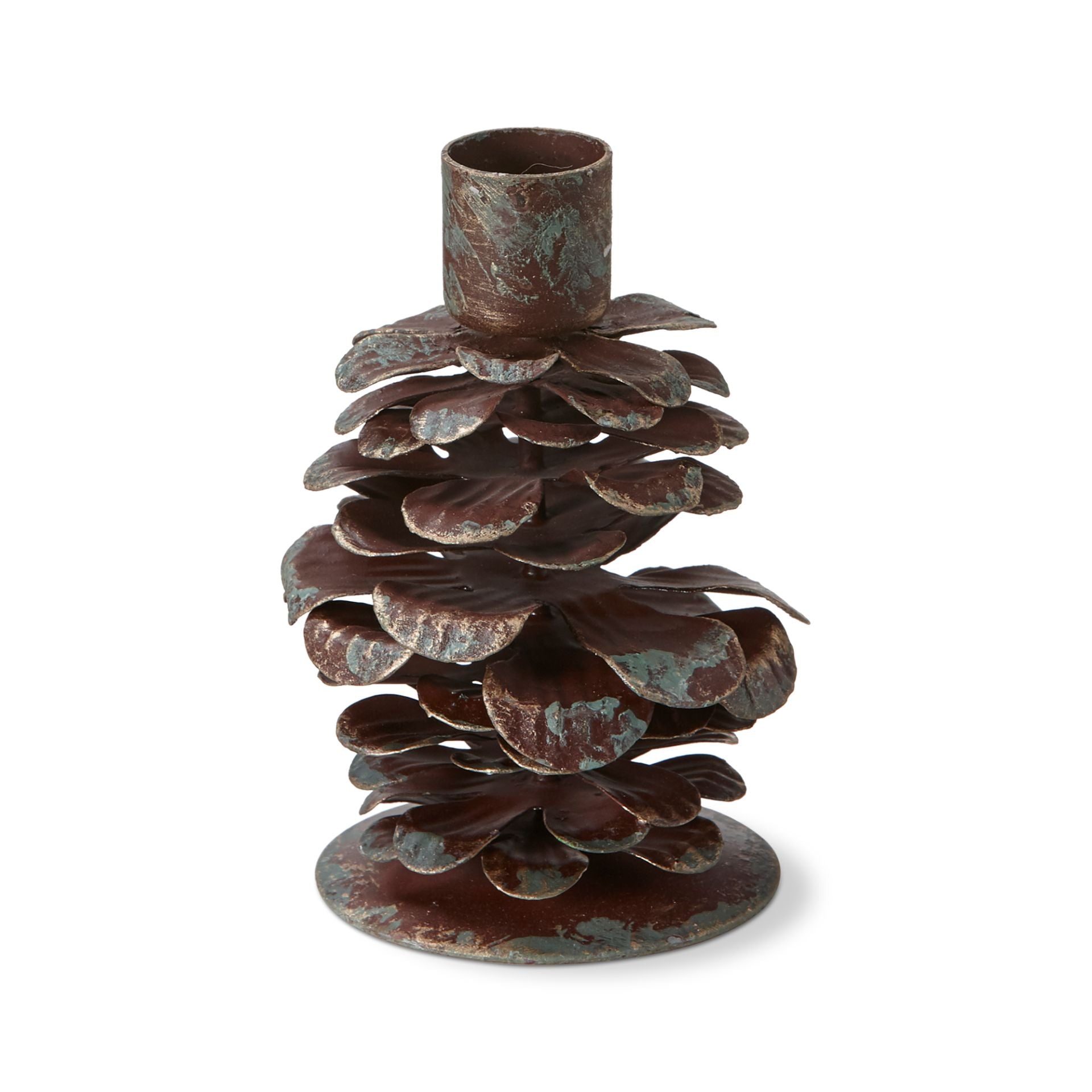 Rustic Pinecone Taper Candle Holder – Candlestock