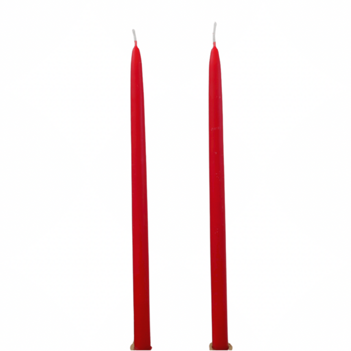 Candlestock Classic Round Top Beeswax Half Inch Taper Candle