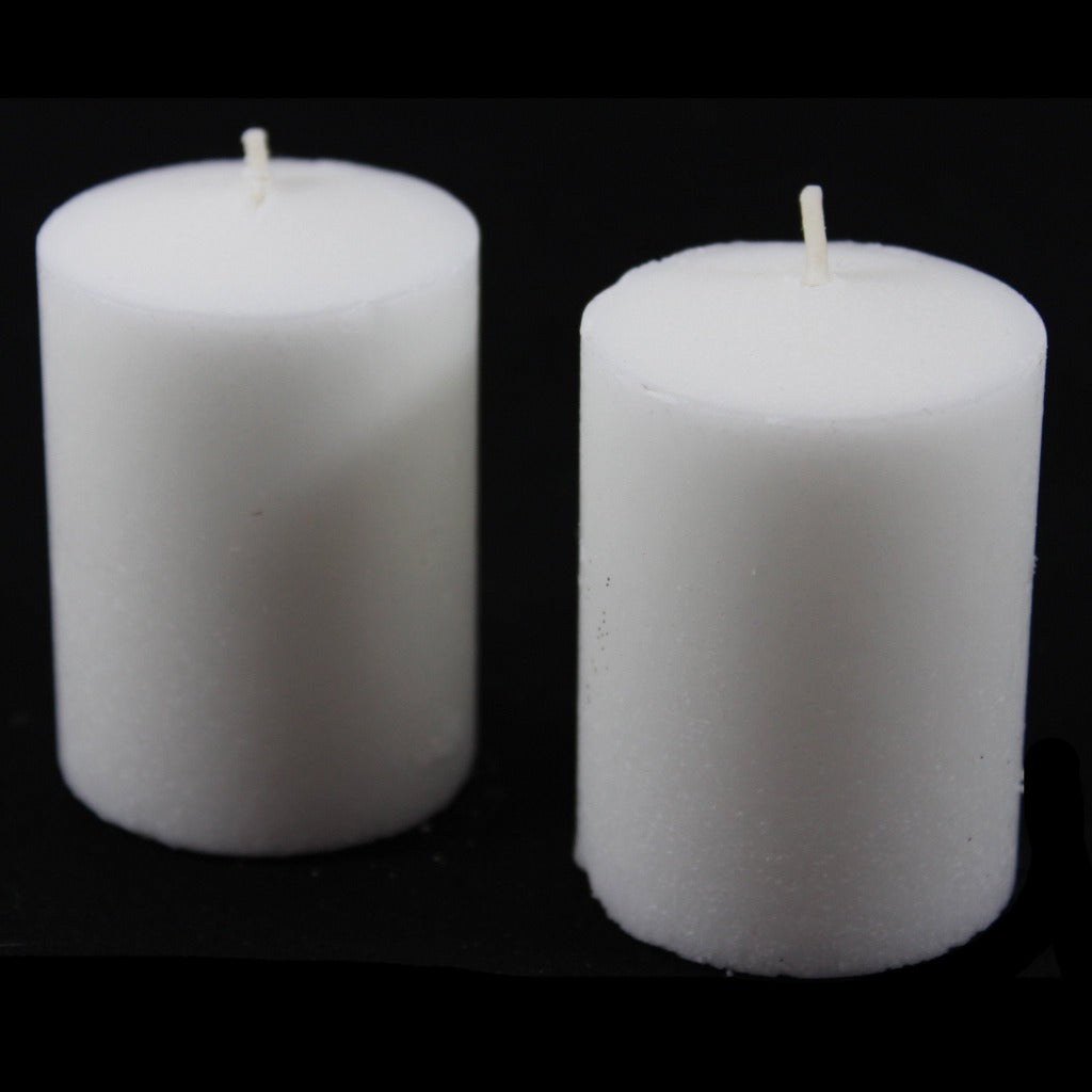 White Utility Votive Candle - Candlestock.com