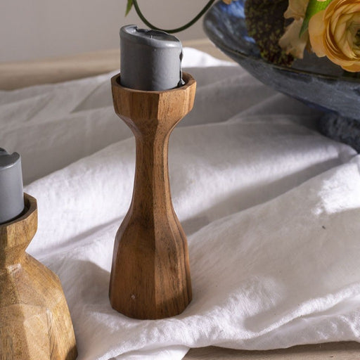 Multi Use Wooden Candle Holder
