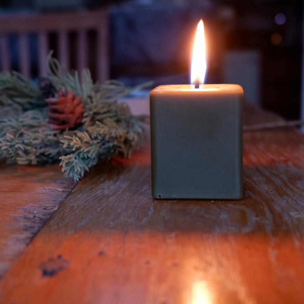 Square Bayberry Candle - Candlestock.com