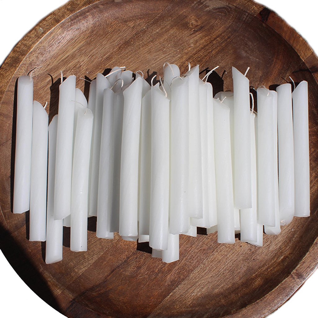 White Wedding White Drip Candle 50 Pack – Candlestock