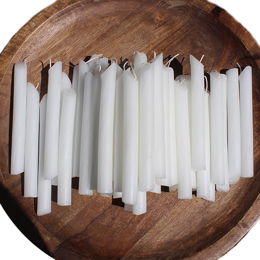 White Wedding White Drip Candle 50 Pack