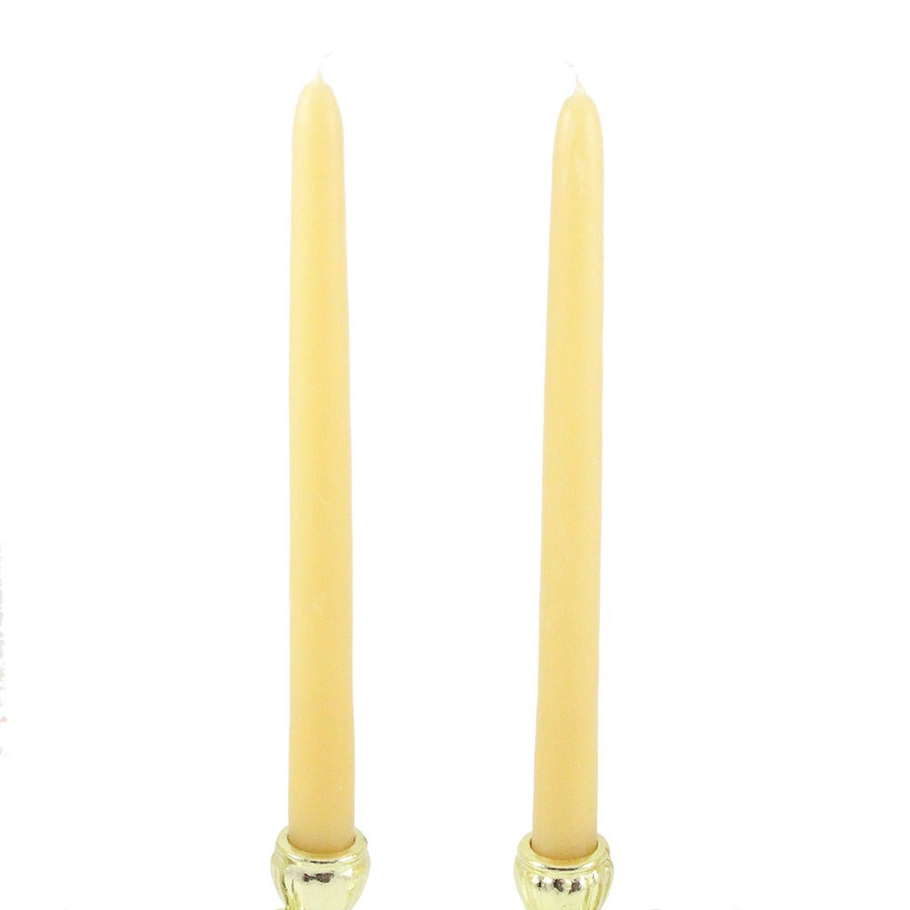 Classic Round Beeswax Half Inch Taper Candle - Candlestock.com