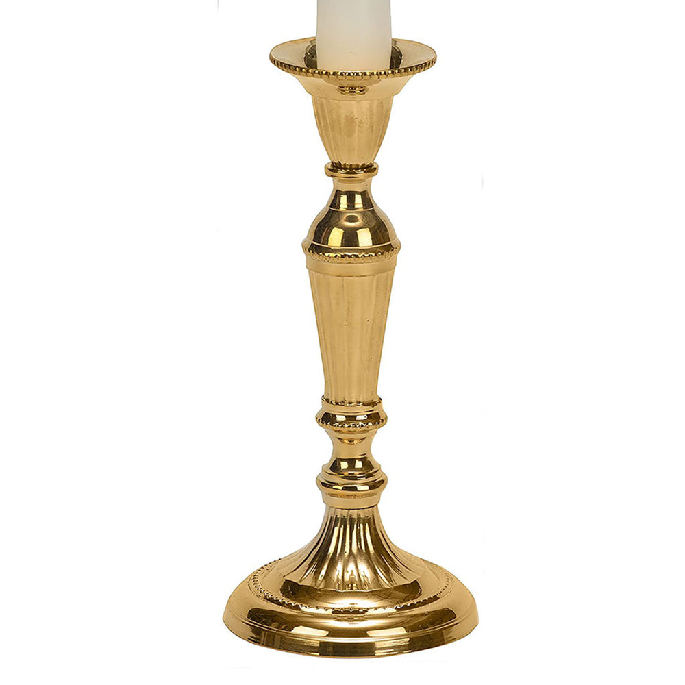 7 Inch Tall Taper Candle Holder - Brass Taper Holder - Candlestock.com