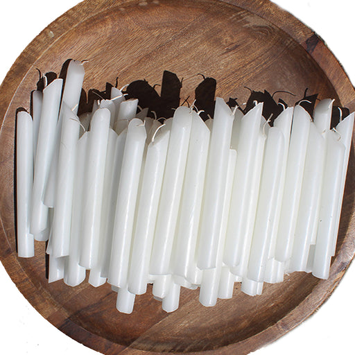 White Wedding White Drip Candle 75 Pack