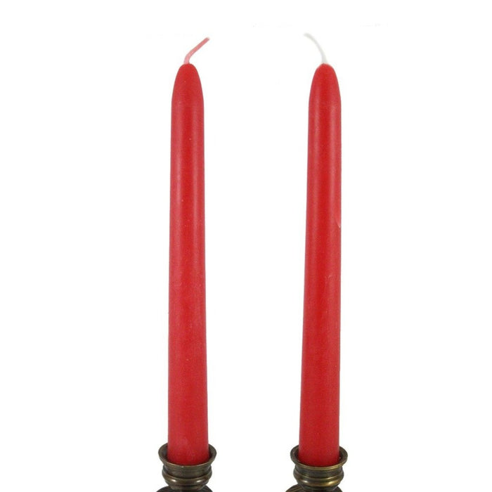 Beeswax Rounded Top Taper Candle Pair