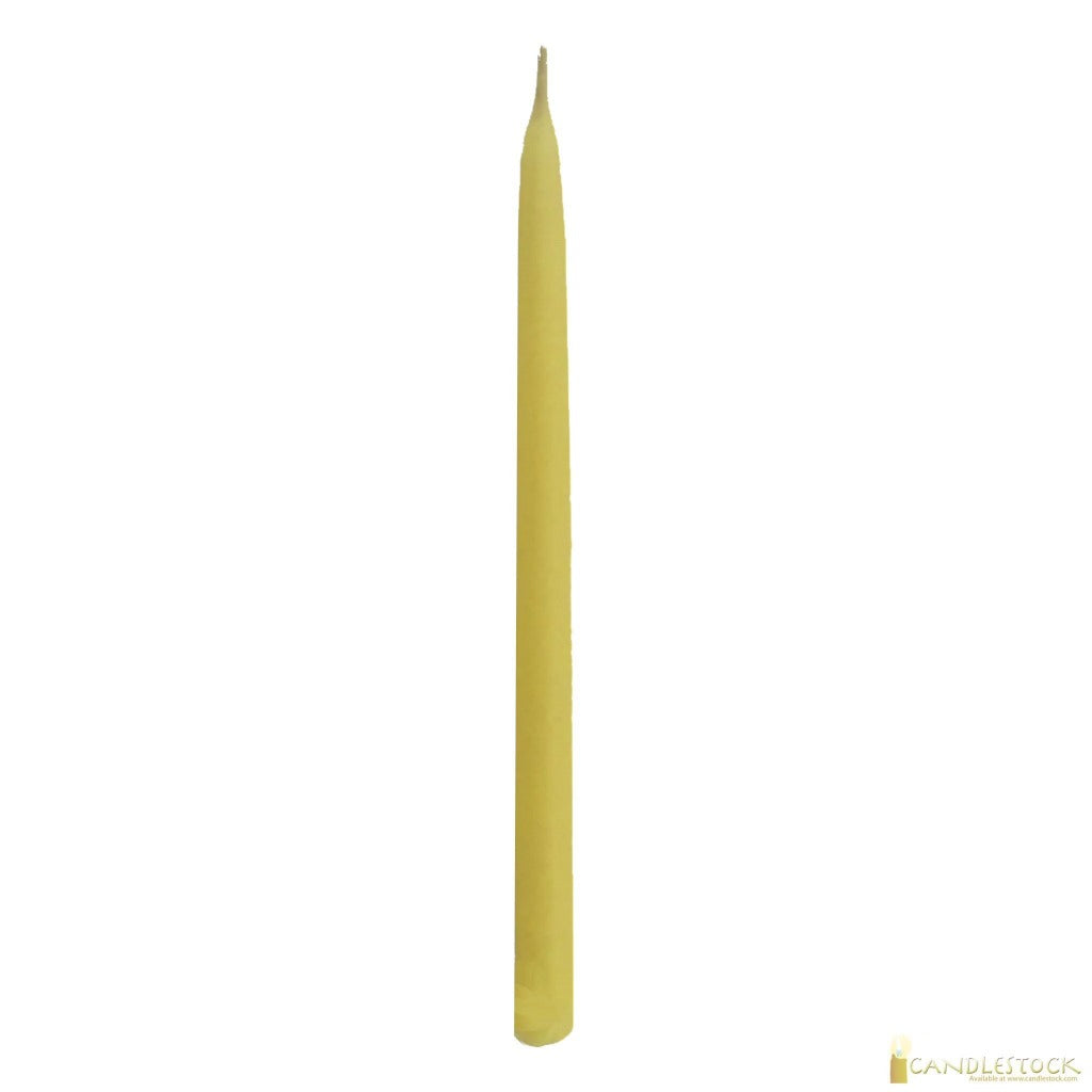 Beeswax Tiny Taper Candle - 6 inches - Candlestock.com