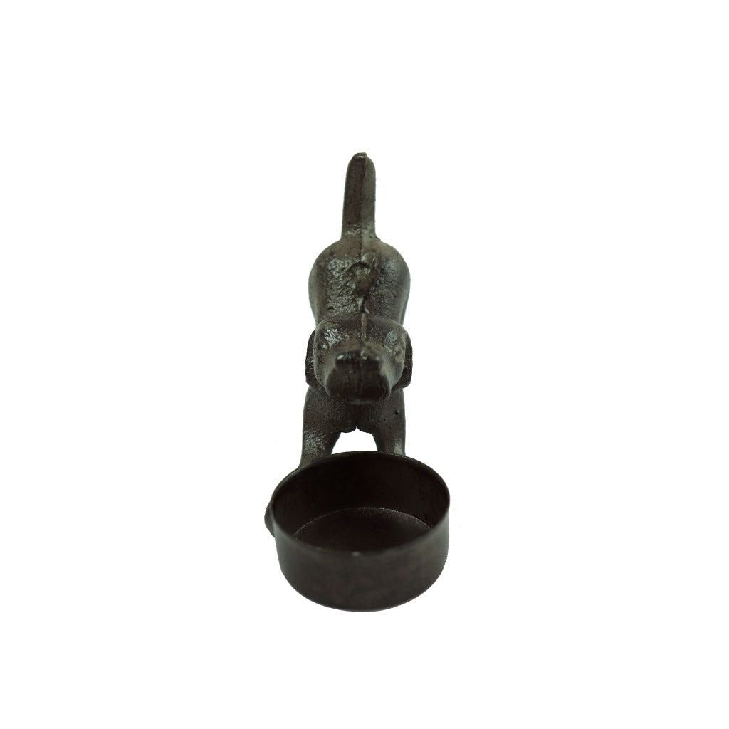 Cast iron rustic tea light candle holder. - Candlestock.com