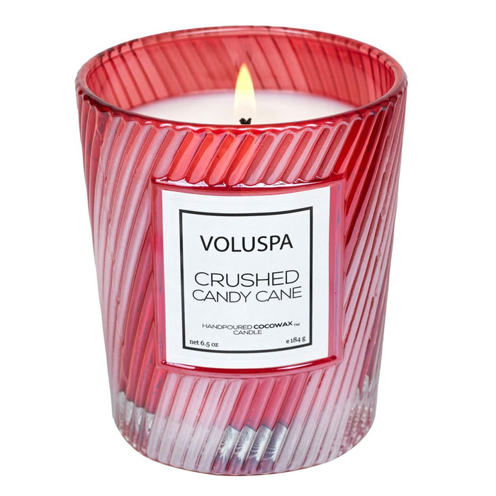 Volupsa Holiday Crushed Candy Can Scented Candle Collection - Various Sizes