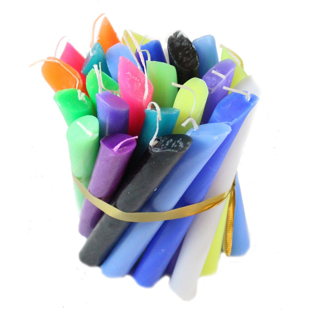 Drip Candles 25 Pack MultiColor Drip Candles — Candlestock