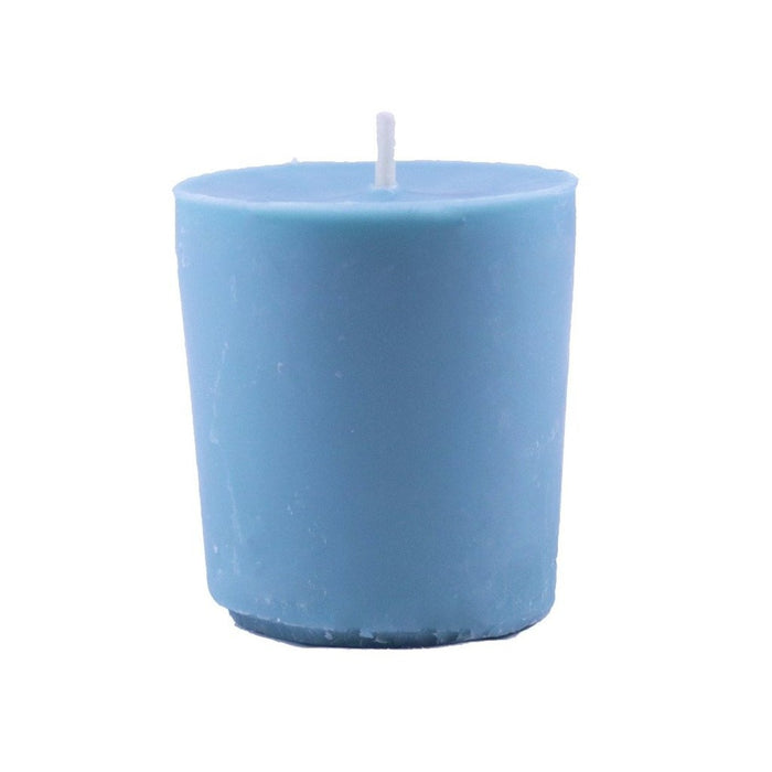 Eucalyptus scented beeswax and soy wax votive candle, beeswax and soy wax blend. - Candlestock.com