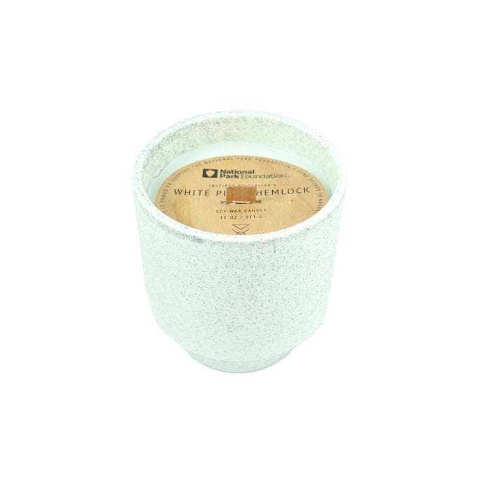 Glacier Scented Soy Wax and Wooden Wick Jar Candle - Candlestock.com