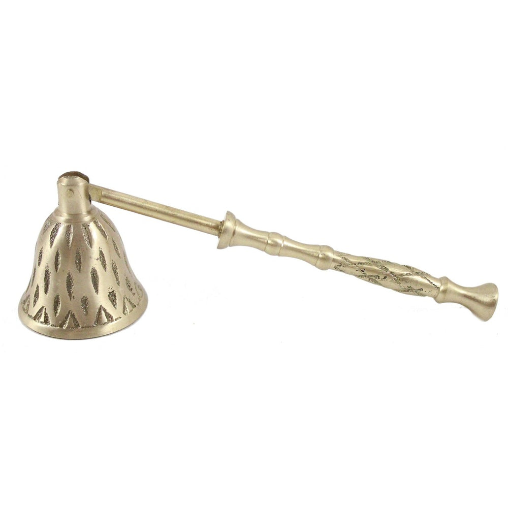 Gold With Texture Candle Snuffer - 5 inches - Candlestock.com