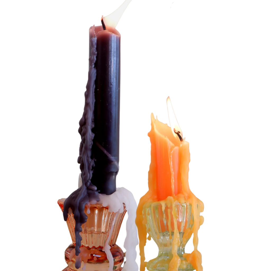 Candlestock Hippie - Candele a goccia a goccia, 6 candele coniche Candlestock Hippie - Candele a goccia a goccia, 6 candele coniche