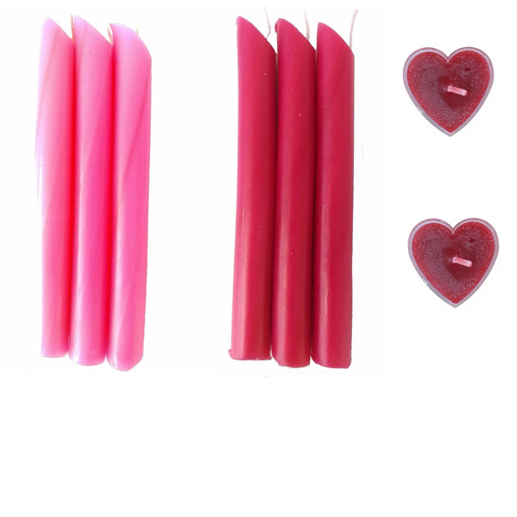 Valentine's Day Lovers Drip Candle Pack - Candlestock.com