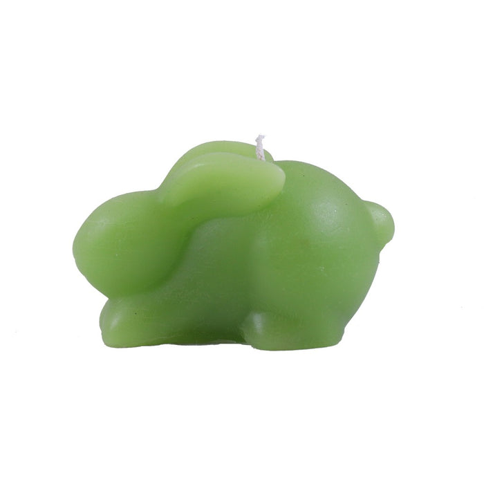 Lime Green Bunny Candle - Handmade Novelty Candle - Candlestock.com