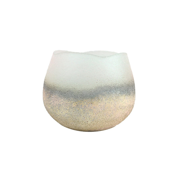 Decorative tea light candle holder. Pink and grey ombre tea light candle holder. - Candlestock.com