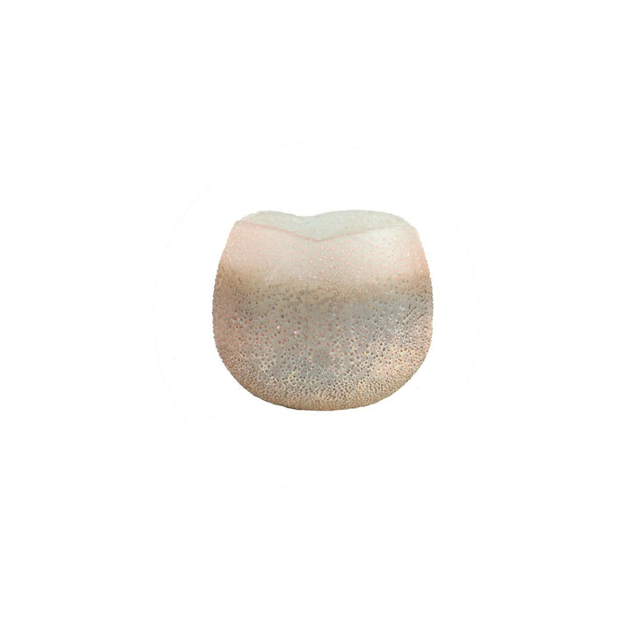 Small tulip decorative tea light candle holder with rough texture. - Candlestock.com