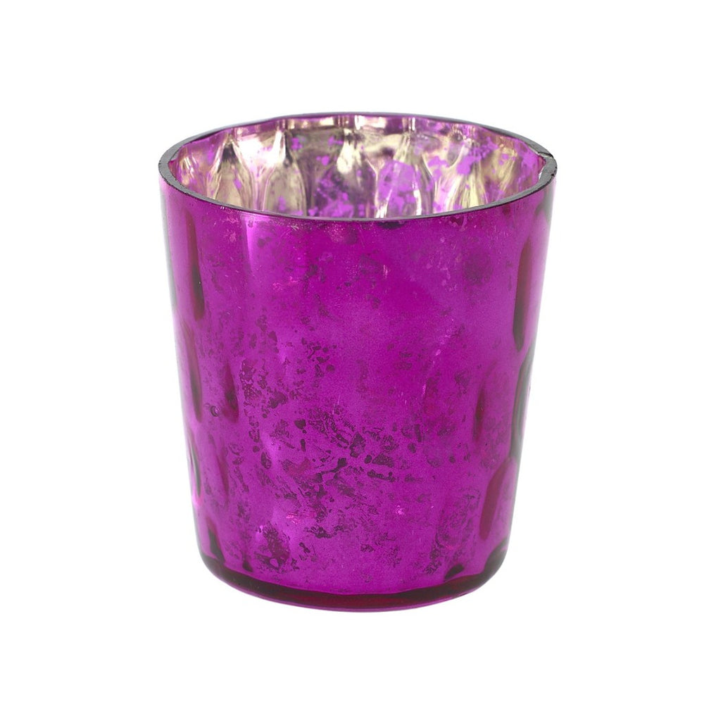 Pink Mercury Glass Votive Candle Holder