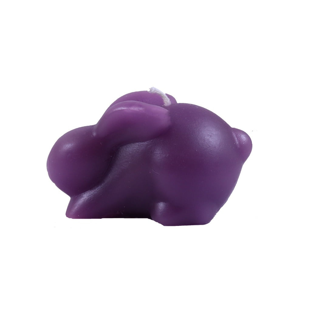Lavender Colorful Bunny Candle - Candlestock.com