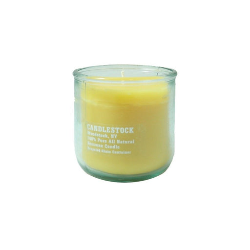 12 ounce pure beeswax jar candle. - Candlestock.com