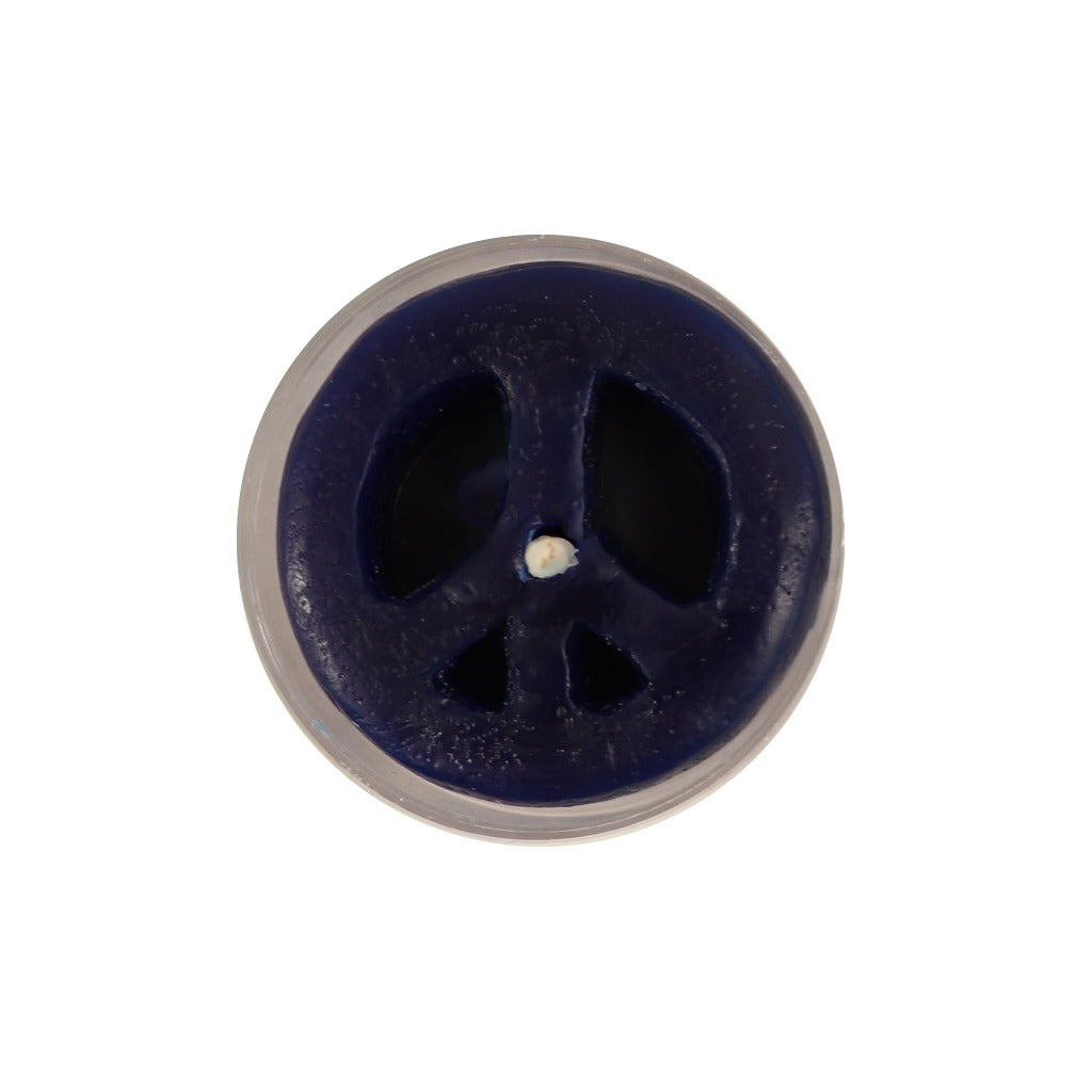 Woodstock New York Gifts - Peace Sign Tea Light Candle - Candlestock.com