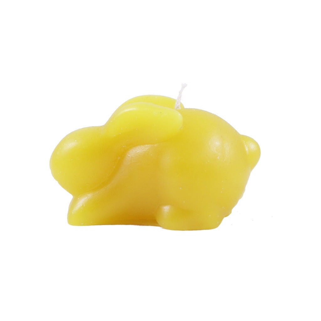Sunflower Yellow Colorful Bunny Candle - Novelty Candle Gift Ideas - Candlestock.com
