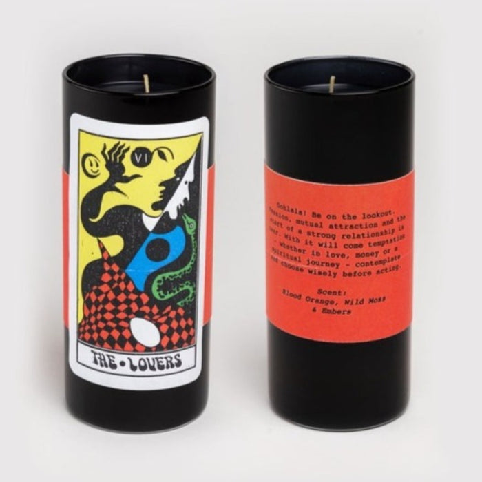 The Lovers Tarot Scented Jar Candle - Candlestock.com