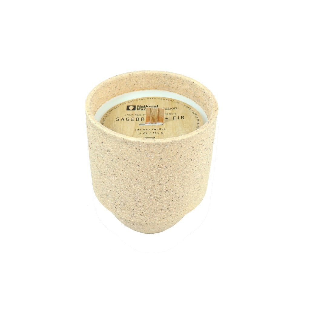 Sagebrush and Fir Soy Wax Scented Jar Candle - Candlestock.com