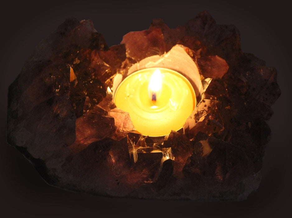 Amethyst Tea Light Candle Holder - Candlestock.com