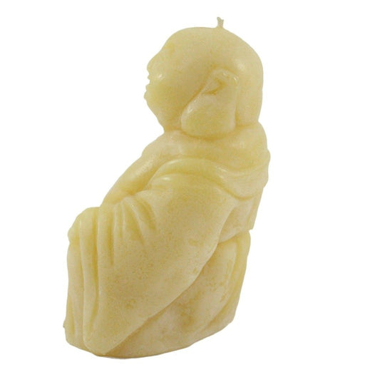 Beeswax Sitting Buddha Candle - Candlestock.com