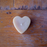 Beeswax Flat Heart Candle