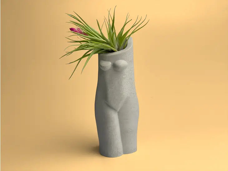 Cement Nude Body Vase