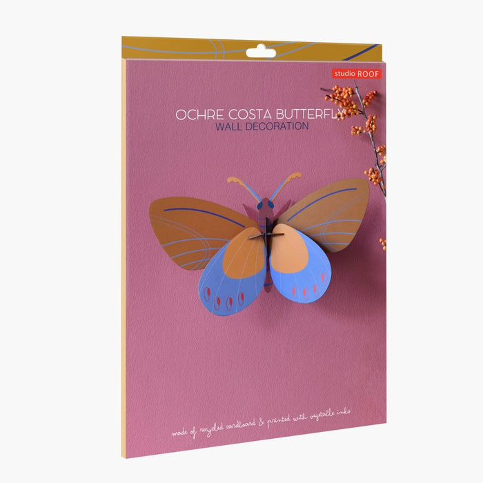 3D Bug Wall Decor - Ochre Costa Butterfly