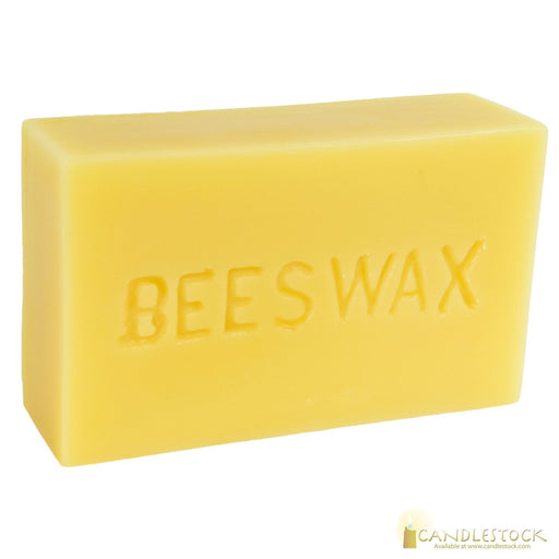 Raw Beeswax Bar - Candlestock.com