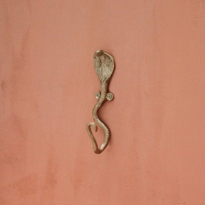 Brass Dakota Snake Wall Hook