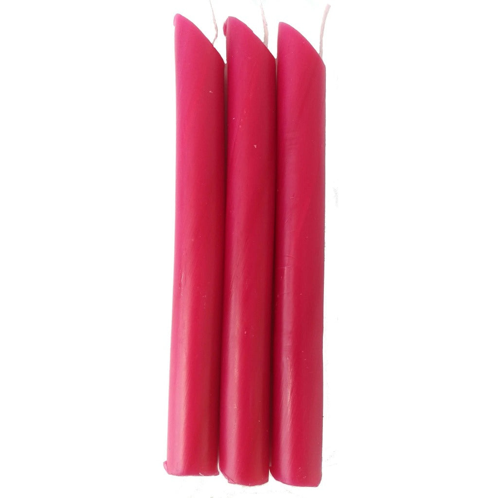 Dusty Red Drip Candle 50 Pack - Candlestock.com