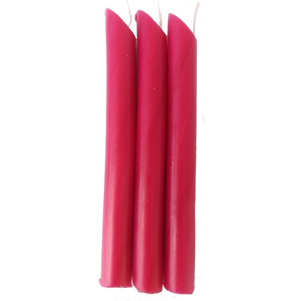 Dusty Red Drip Candle 75 Pack - Candlestock.com