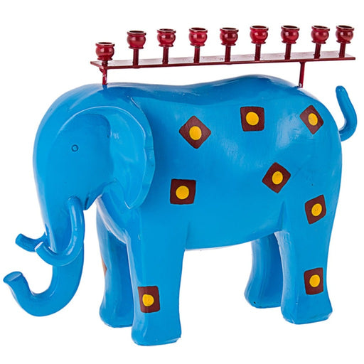 Blue Elephant Menorah